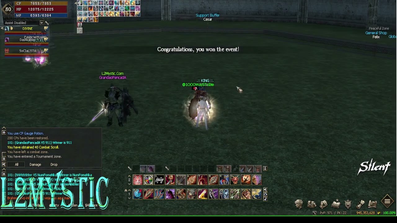 L2Mystic (Tournament 1x1)