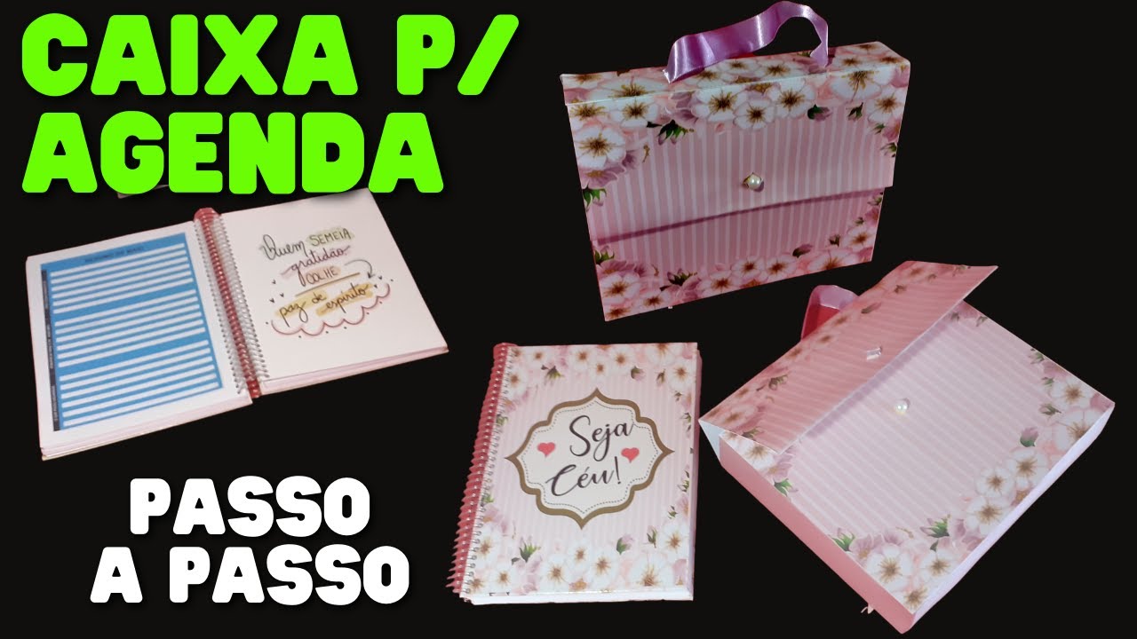 CAIXA  PERSONALIZADA PARA AGENDAS  2023/ Como fazer sacolinhas e embalagem de presente para agendas