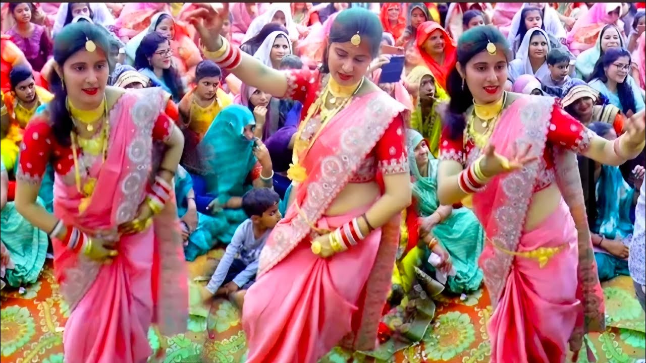 ड्रांस हो तो ऐसा√√ग्राम कंल्लू की मढैया मैनपुरी में//उठ वायदे नंद के लाल डलियां फूलन#ankul_shastri