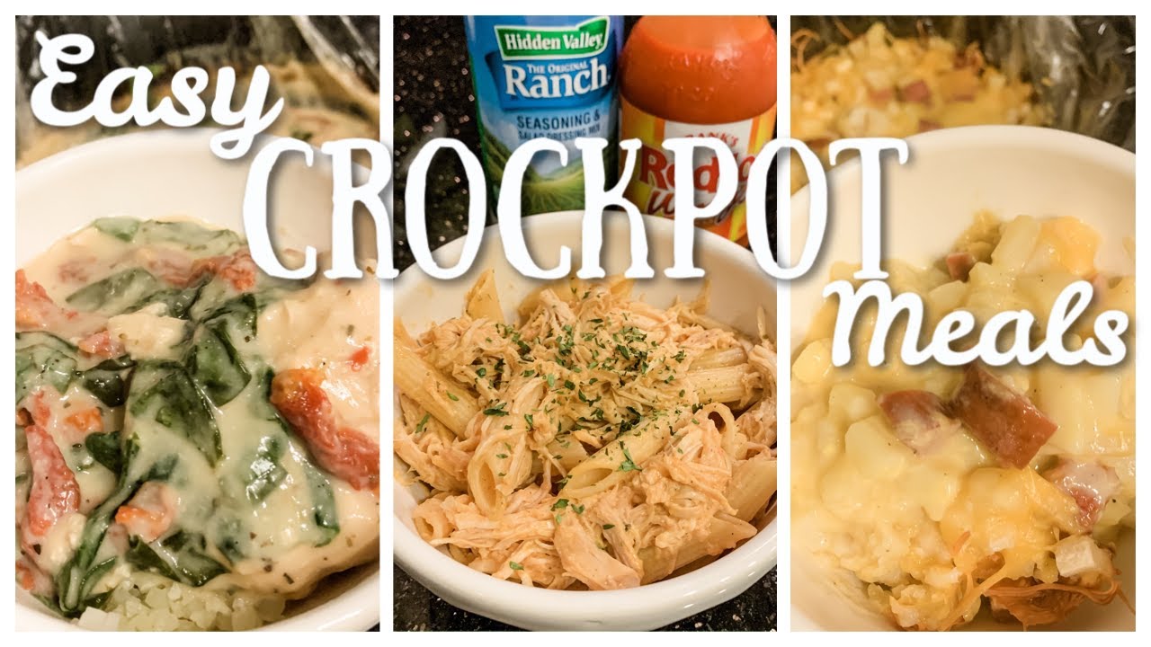 5 FAVORITE CROCKPOT MEALS COMFORT FOOD & WW APPROVED! HEALTHY CROCK POT RECIPES WITH SMART POINTS