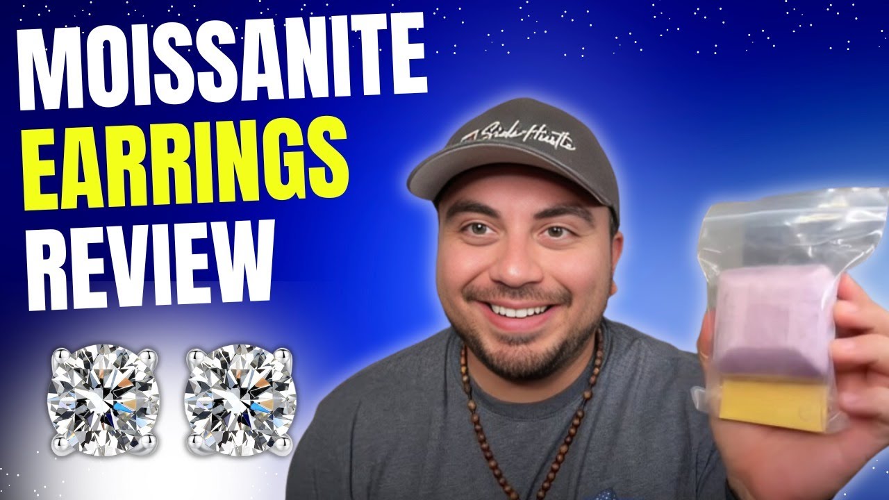 Moissanite Earrings Review | Hypoallergenic Sterling Silver Studs for Men & Women!