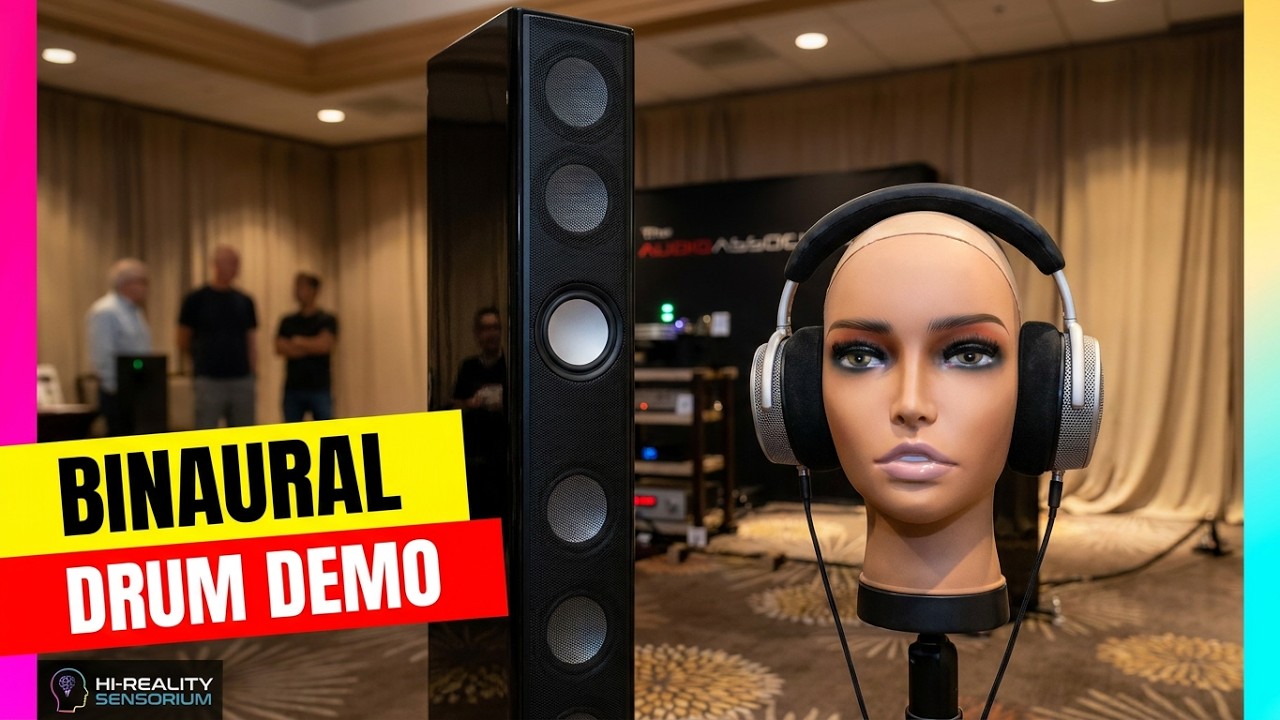 Incredible Drum & Percussion Binaural Audio Demo EVOLUTION ACOUSTICS SYSTEM 3 | THE Show SoCal 2025