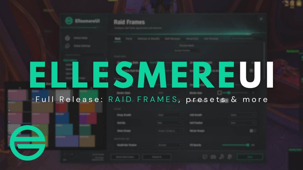 EllesmereUI - The Next Evolution of UI Creation