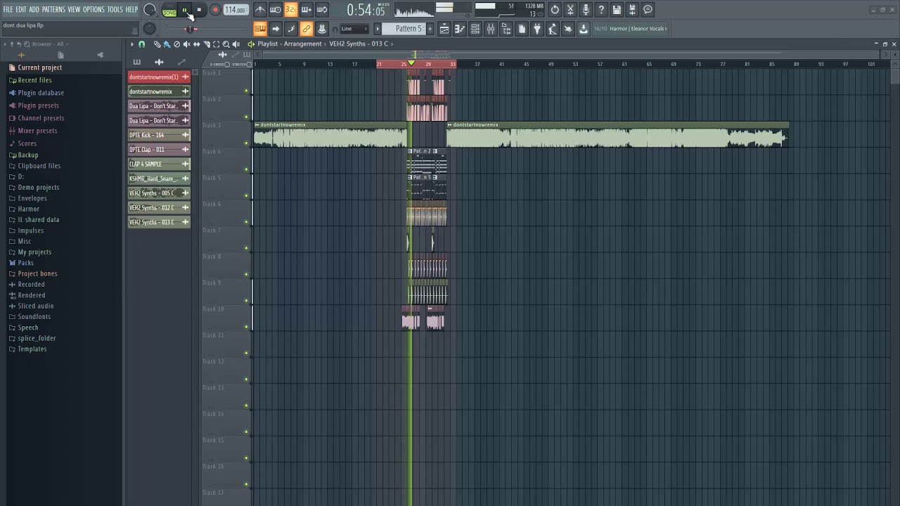 Dua Lipa - Don't Start Now (Ellis Remix) FLP remake