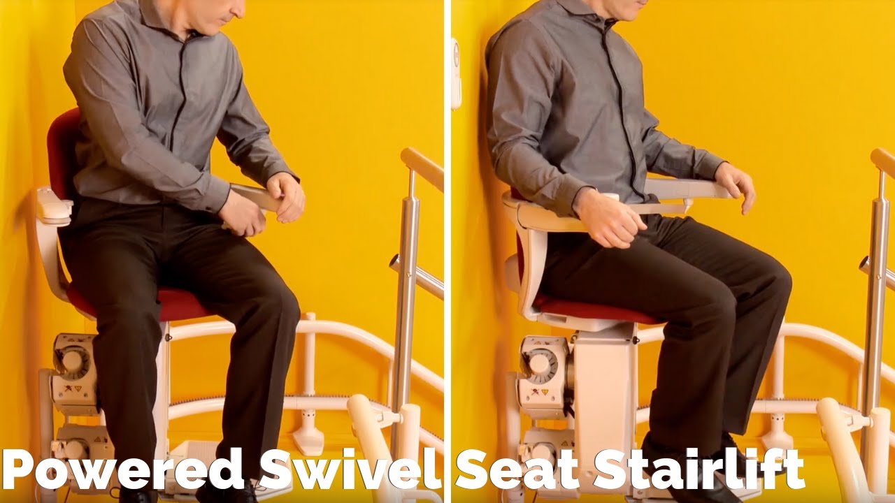 Powered Swivel Seat Stairlift - Stannah Swivel Chair