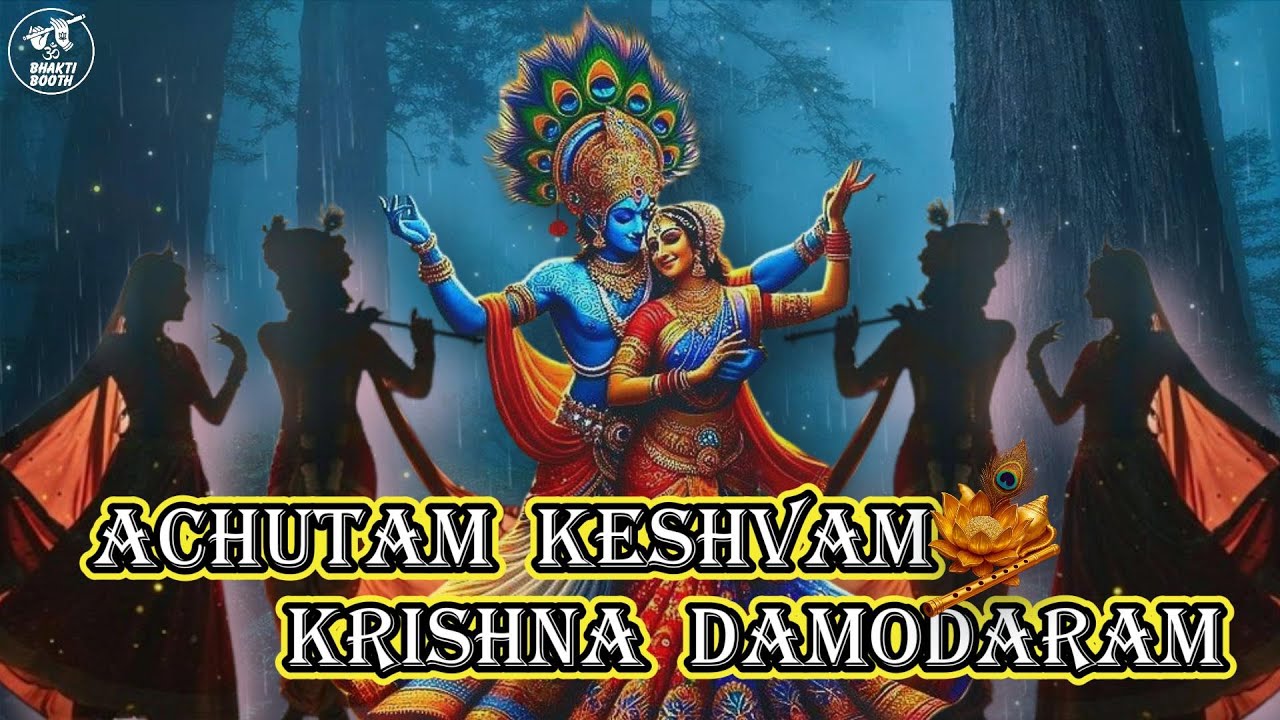 Achutam Keshavam | Soulful Bhajan to Connect with Lord Krishna’s Divine Grace & Love | Radhey Radhey