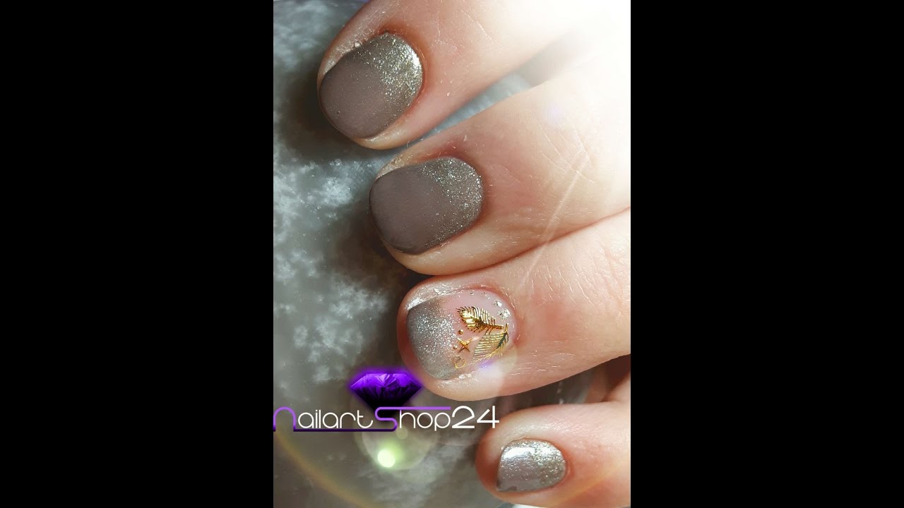 Sehr kurze Naturnagelverstärkung & zweierlei Nailart für Anfänger