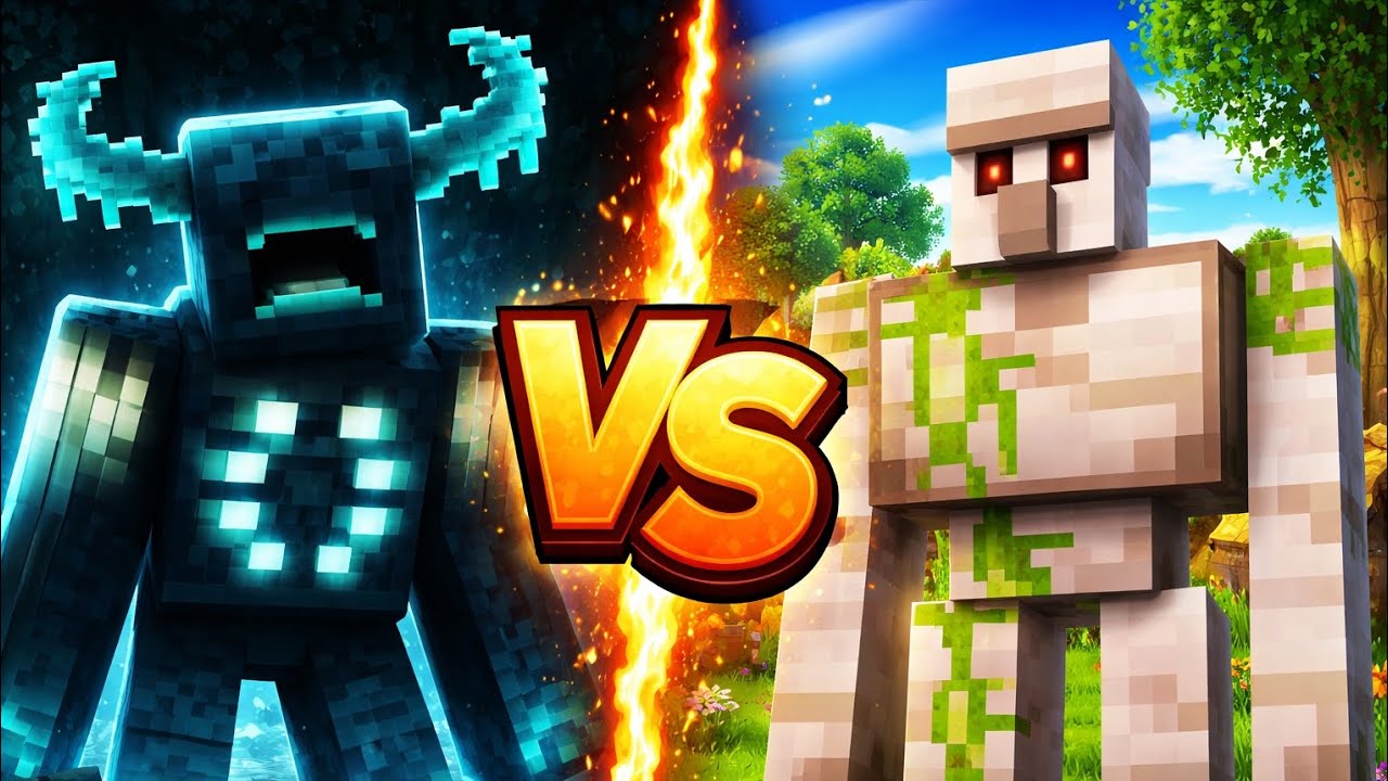 Warden vs Iron Golem 