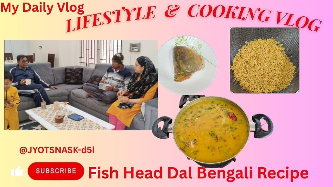 Moong Dal With Fish Head Recipe