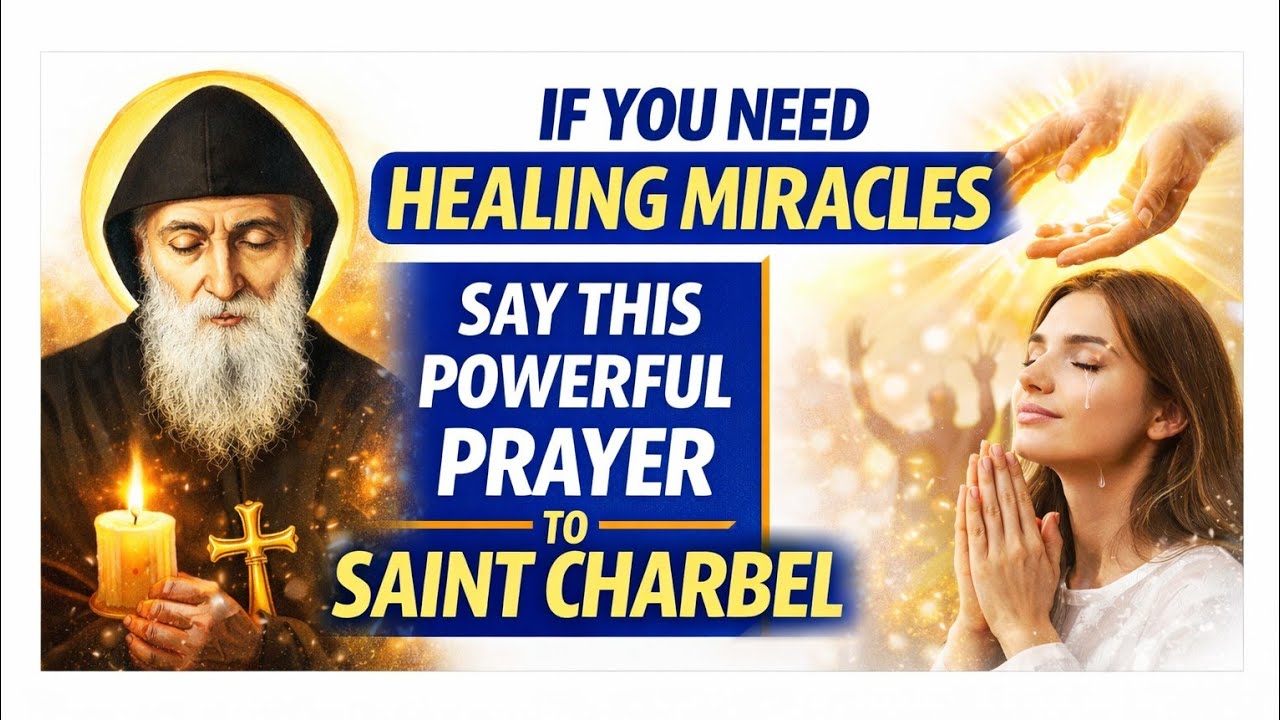 IF YOU NEED HEALING MIRACLES| SAY THIS POWERFUL PRAYER TO SAINT CHARBEL