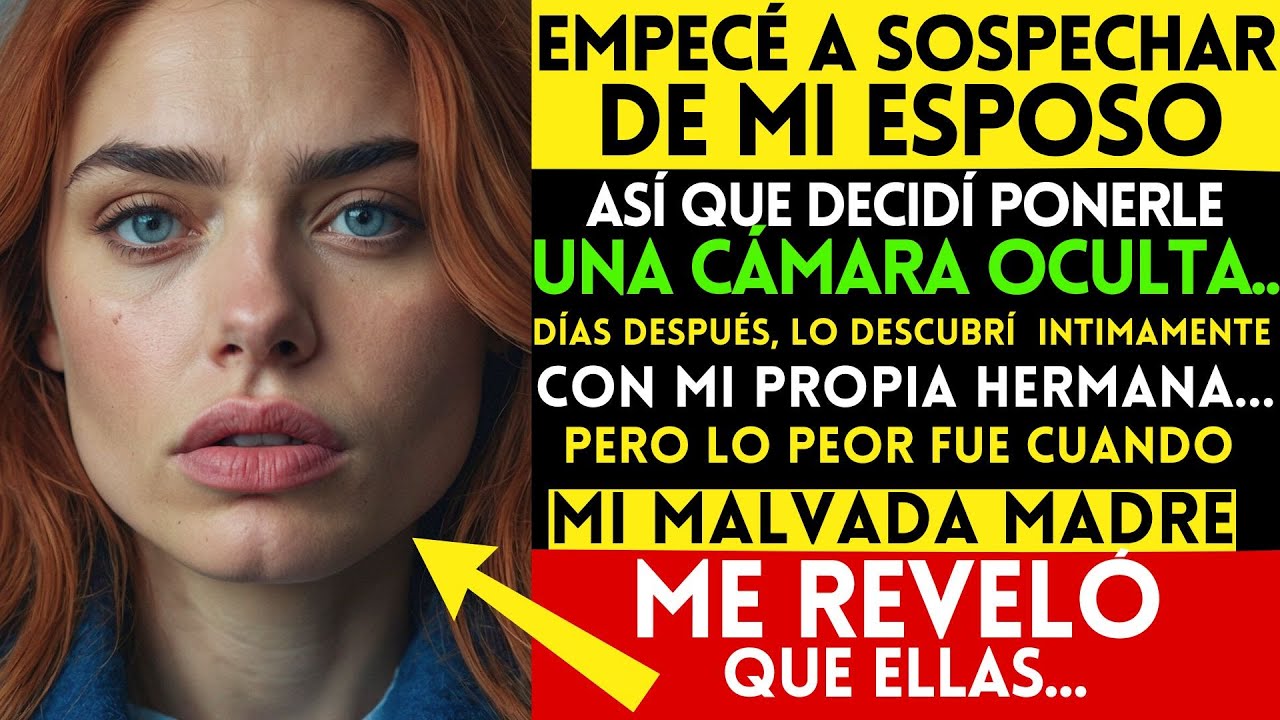 SOSPECHANDO de Algo, Decidí PONERLE UNA CÁMARA OCULTA a MI MARIDO y DESCUBRÍ que...