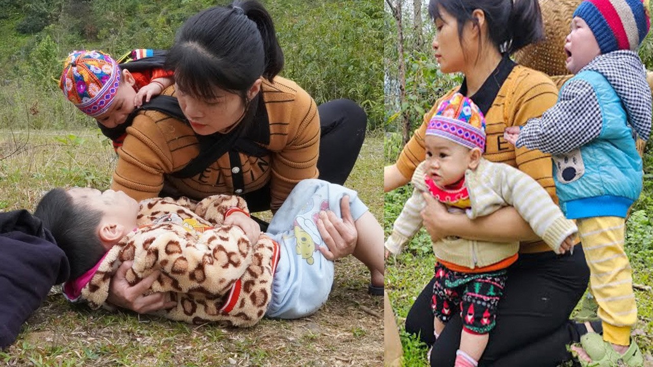 The young girl discovered a boy lost deep in the woods; luckily, she was able to rescue him.