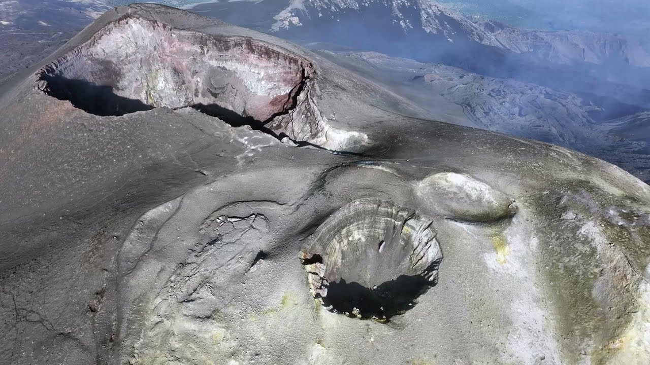 Etna Volcano 4K - All Summit Craters & new Pit Crater Flyover - Oct 24, 2023
