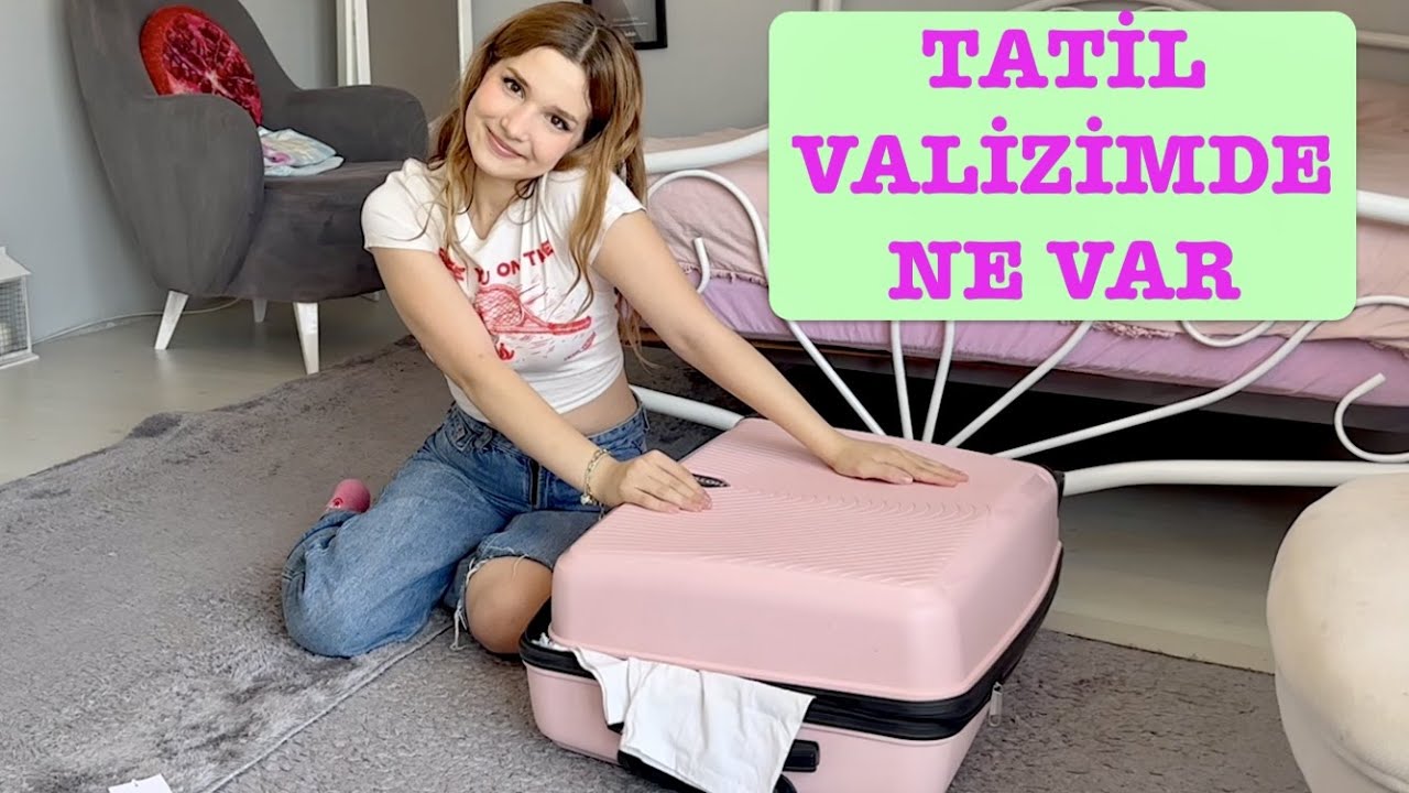 Tatil Valizimi Hazırlıyorum. Valizimde Ne Var. Ecrin Su Çoban