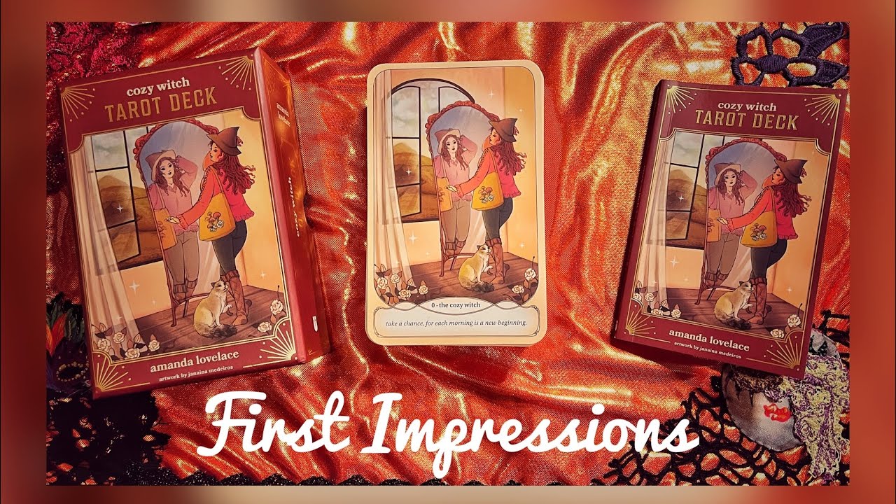 Cozy Witch Tarot Deck ~ Walkthrough & First Impressions