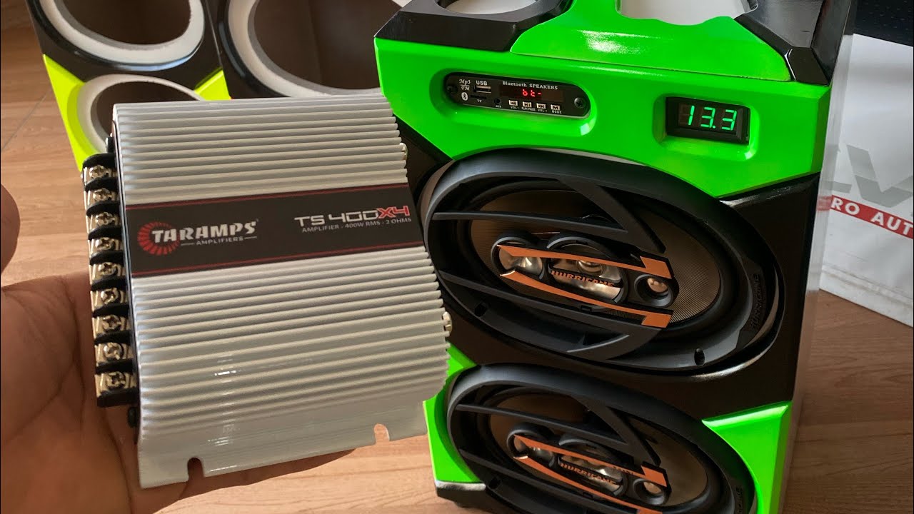 Caixa Bob 6x9 modulo taramps 4x 400rms melhor do momento custo benefício #caixabob