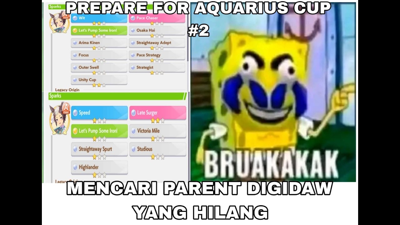 TAK HABIS-HABIS KAU GIVE AKU *1 NYA SAIGEM! PREPARE FOR AQUARIUS CUP #2 -UmaMusume Pretty Derby