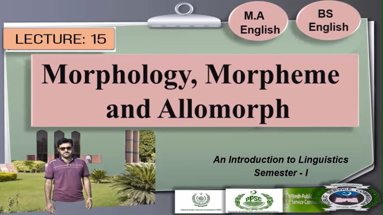 Morphology, Morpheme and Allomorph in Linguistics | Lecture: 15 | Urdu/Hindi/English