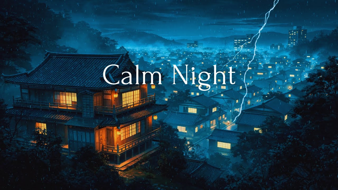 Japan After Midnight 🌧️ Lofi Chill Beats for Calm & Study