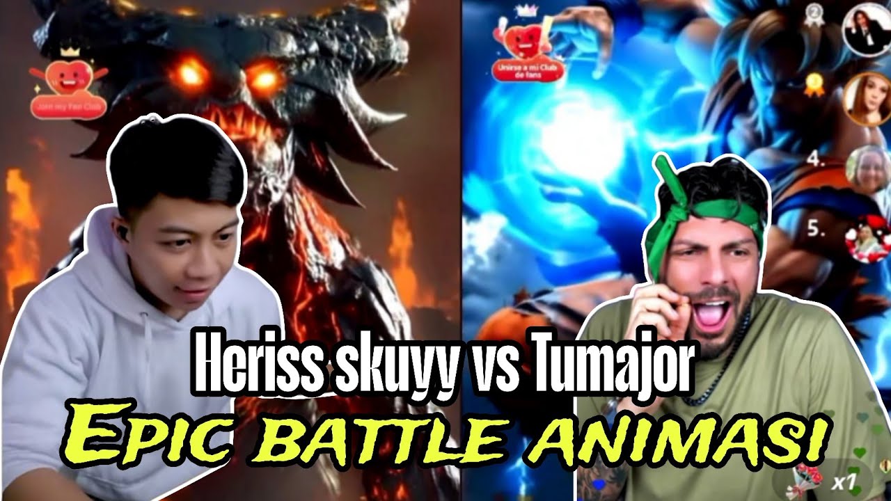 VIRAL‼️EPIC BATTLE ANIMASI, HERISS SKUYY VS TUMAJOR