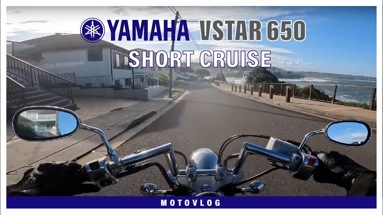Yamaha V star 650 Short Cruise - мотовлог.