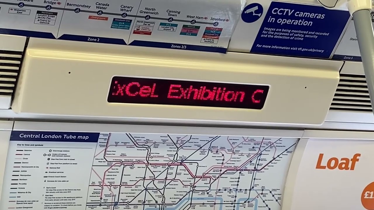 Jubilee line Announcements at Canning Town