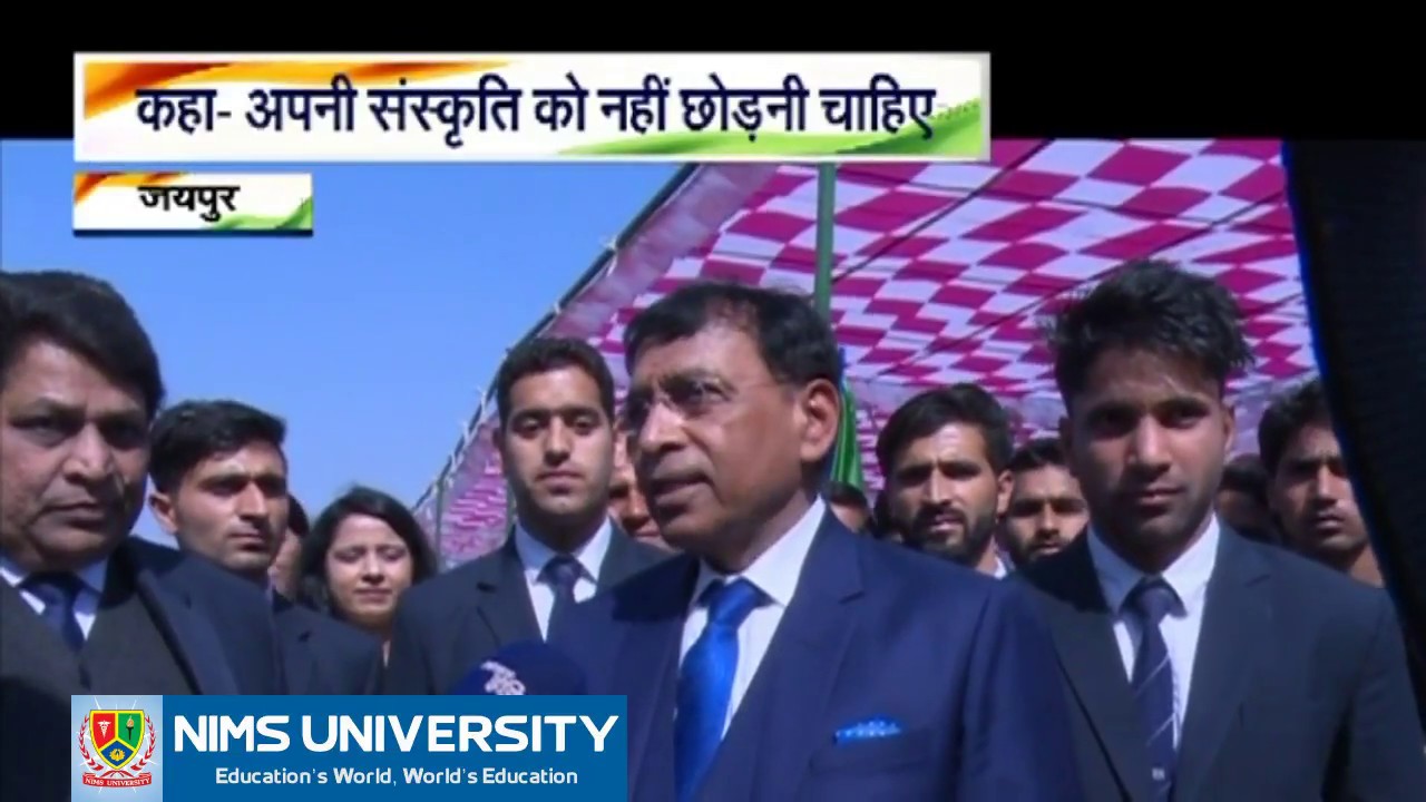 Republic Day News of Nims University in News India | Prof. (Dr.) Balvir S. Tomar, Chairman