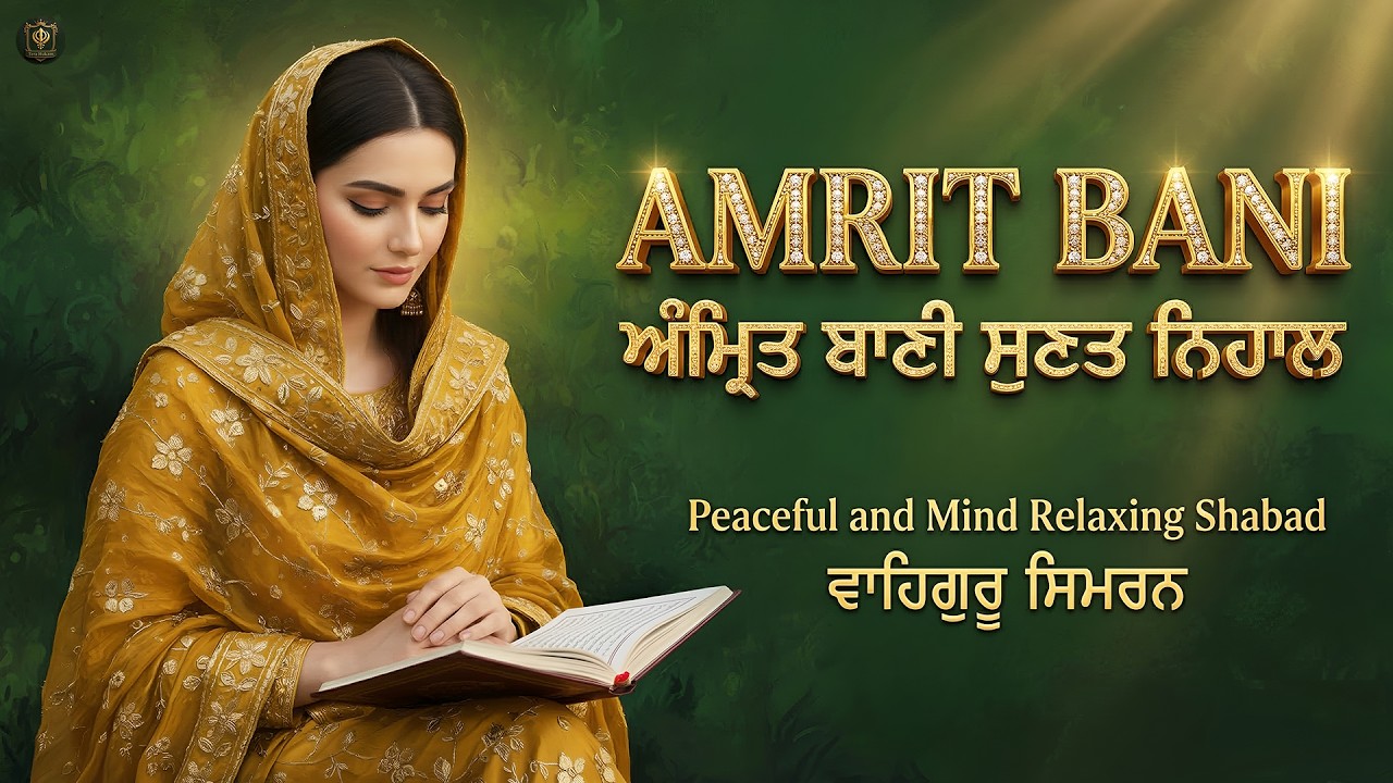 Amrit Bani I Waheguru Simran I Gurbani Simran I Satnam Waheguru I Shabad Kirtan