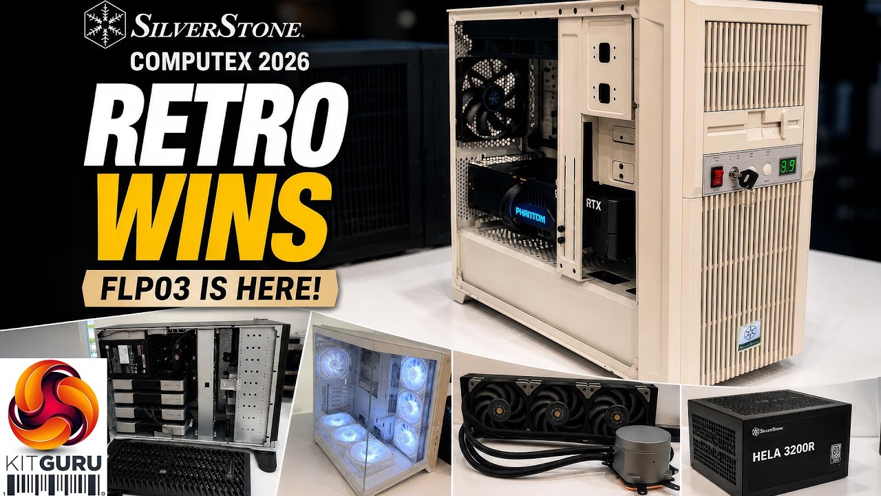 SilverStone снова возвращается к ретро! FLP03 в авангарде | Computex 2026