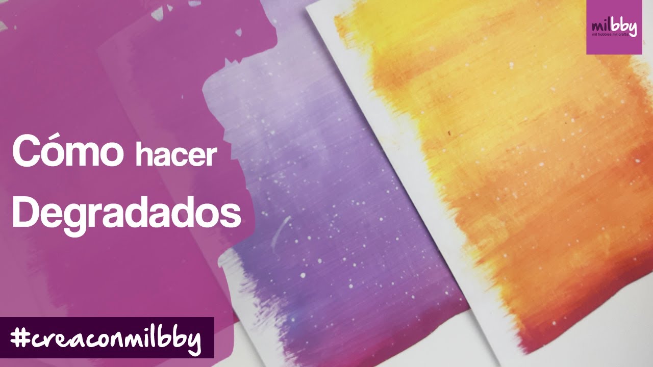Cómo hacer un Degradado con Pintura Acrílica