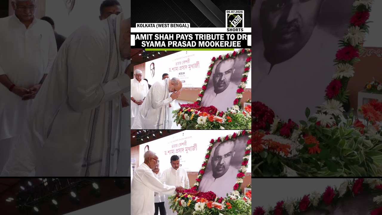 Home Minister Amit Shah pays tribute to Dr Shyama Prasad Mookerjee on his 125th birth anniversary