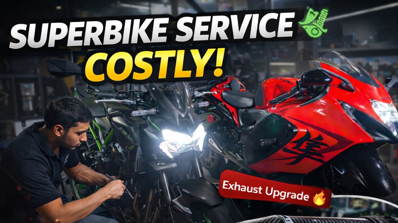 Suzuki Hayabusa Gen 3 Second Service Cost & Kawasaki Z900 Full System Exhaust