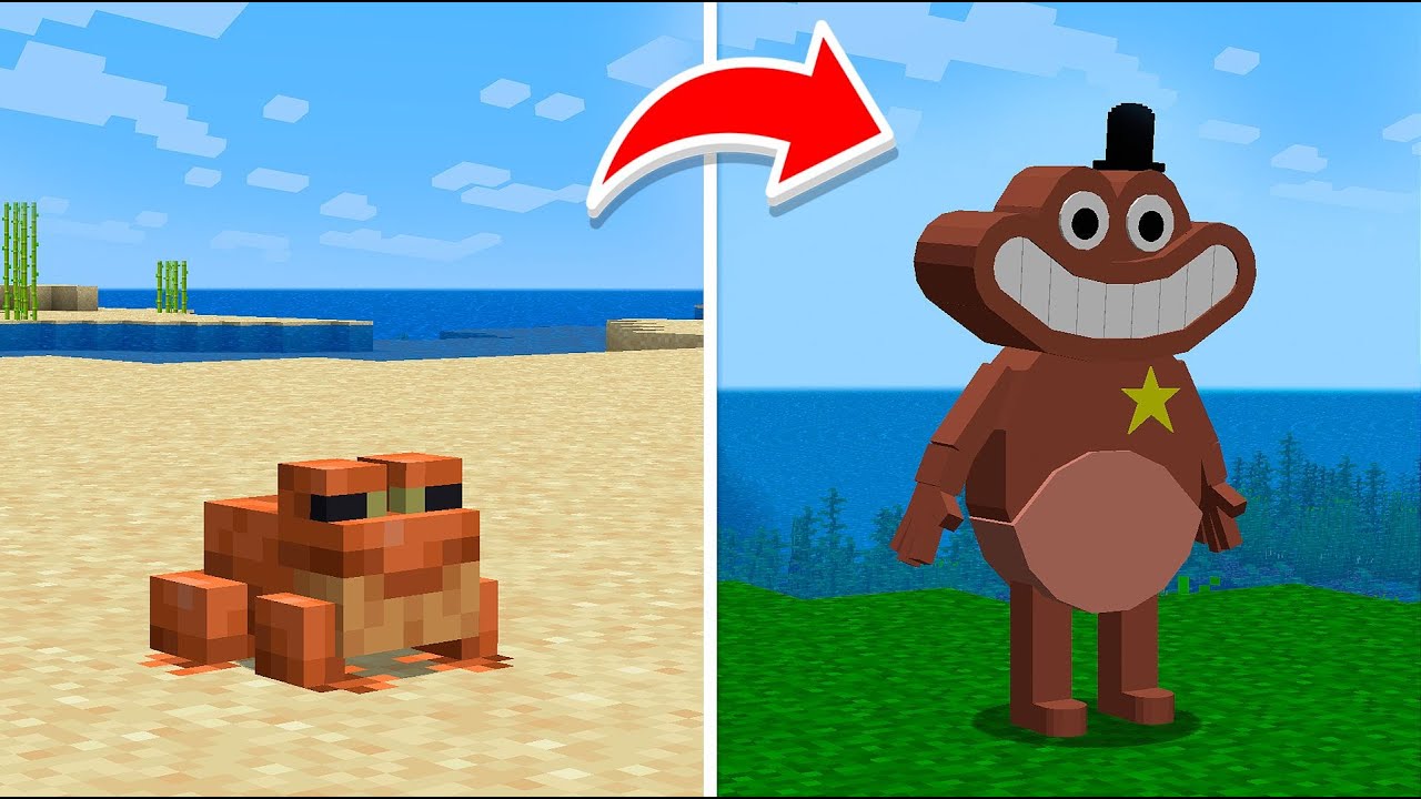 Transformei os MOBS em GARTEN OF BAN BAN 2 No Minecraft