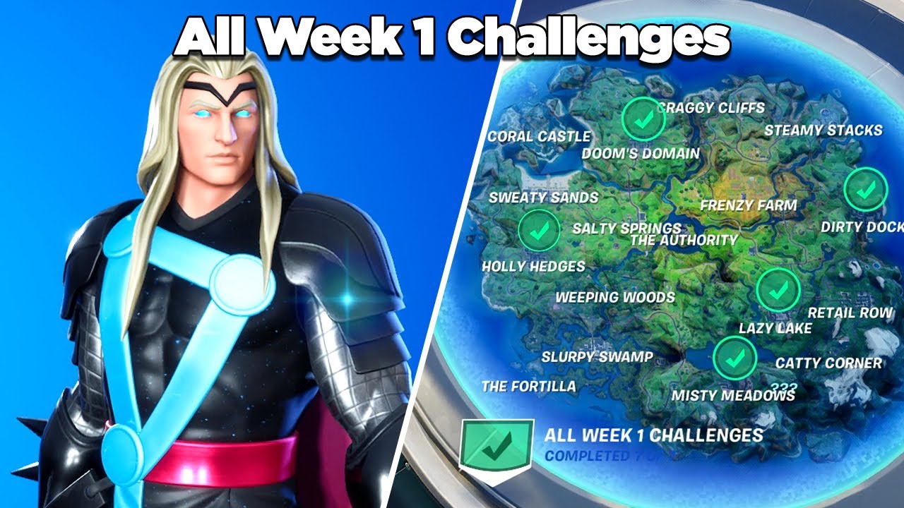 Fortnite All Week 1 Challenges Guide (Fortnite Chapter 2 Season 4)