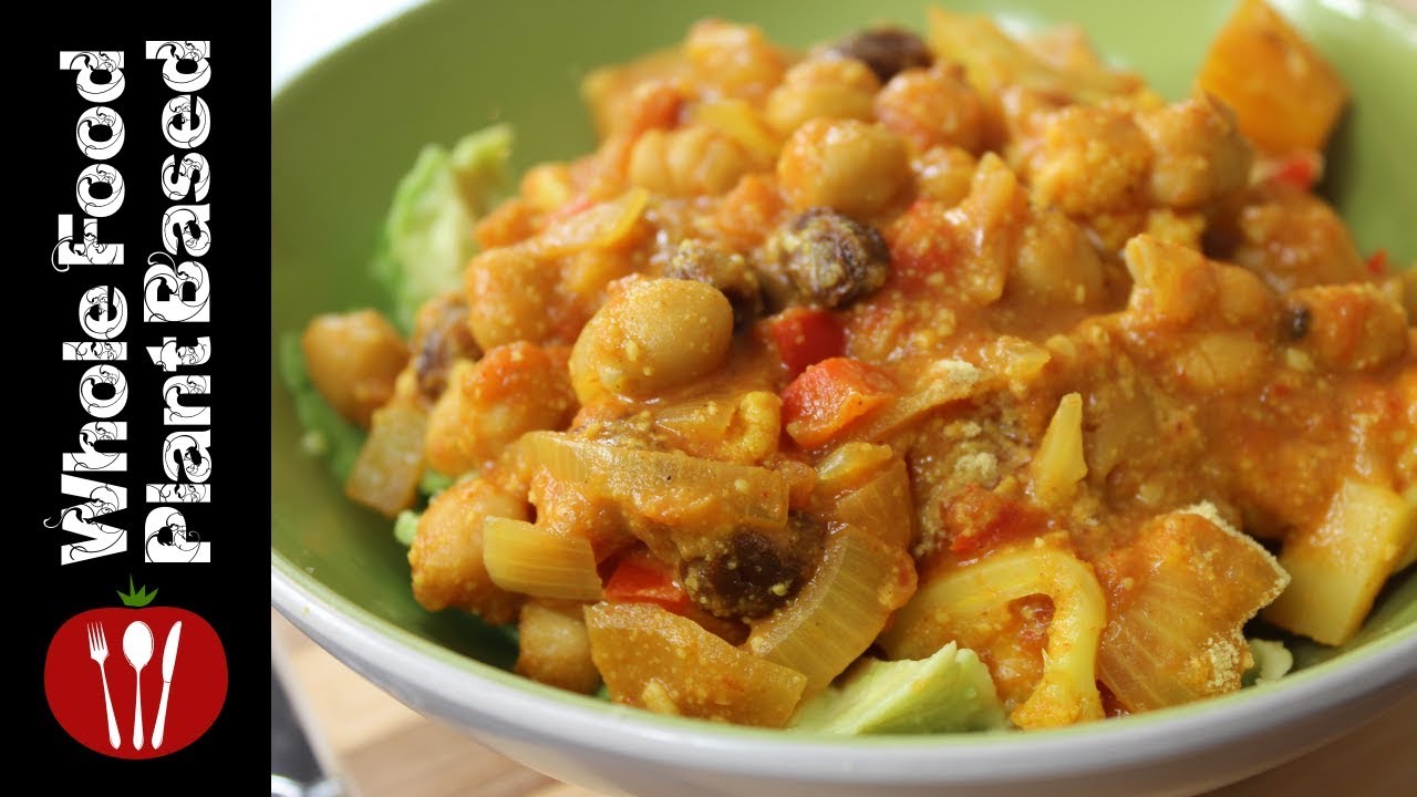 Best Plant Based Vegan Chickpea Vegetable Curry : Whole Food Plant Based Recipes