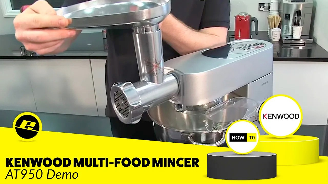 How to Use a Multi-Mincer Attachment  - Kenwood