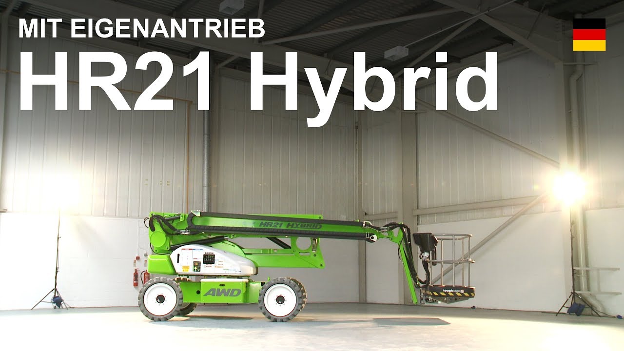 HR21 Hybrid AWD Produktvideo | Arbeitsbühnen mit Eigenantrieb von Niftylift