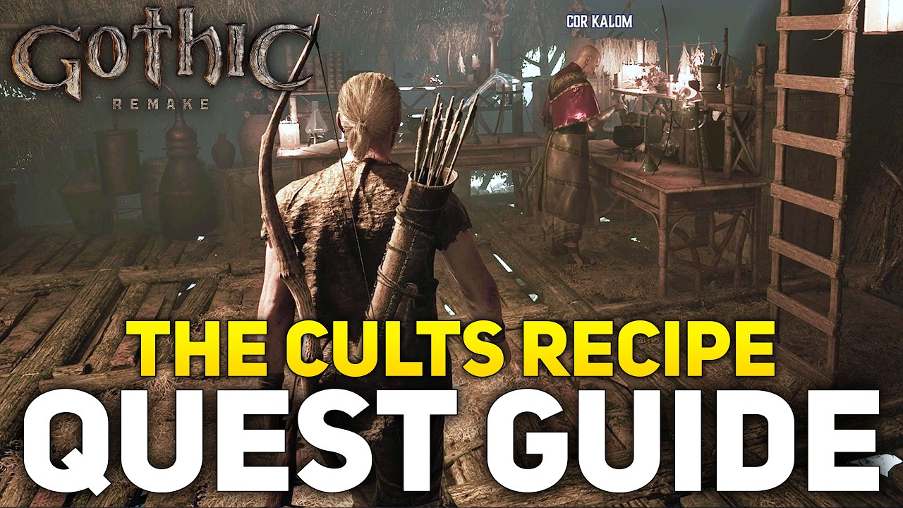 Gothic 1 Remake - Квест &laquo;Рецепт культа&raquo; для Декстера (Как добраться до Болотного лагеря)