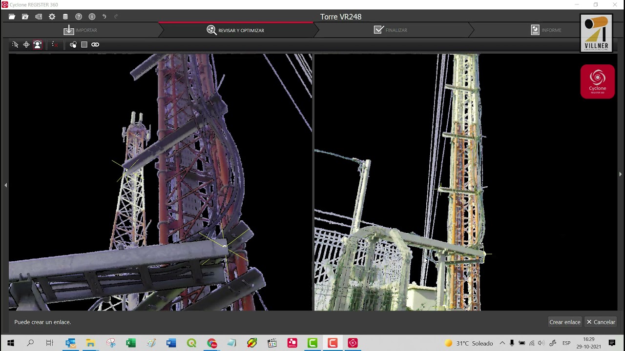Tutorial: Software - Leica Cyclone 3DR | Revisar y Optimizar - Cap  2