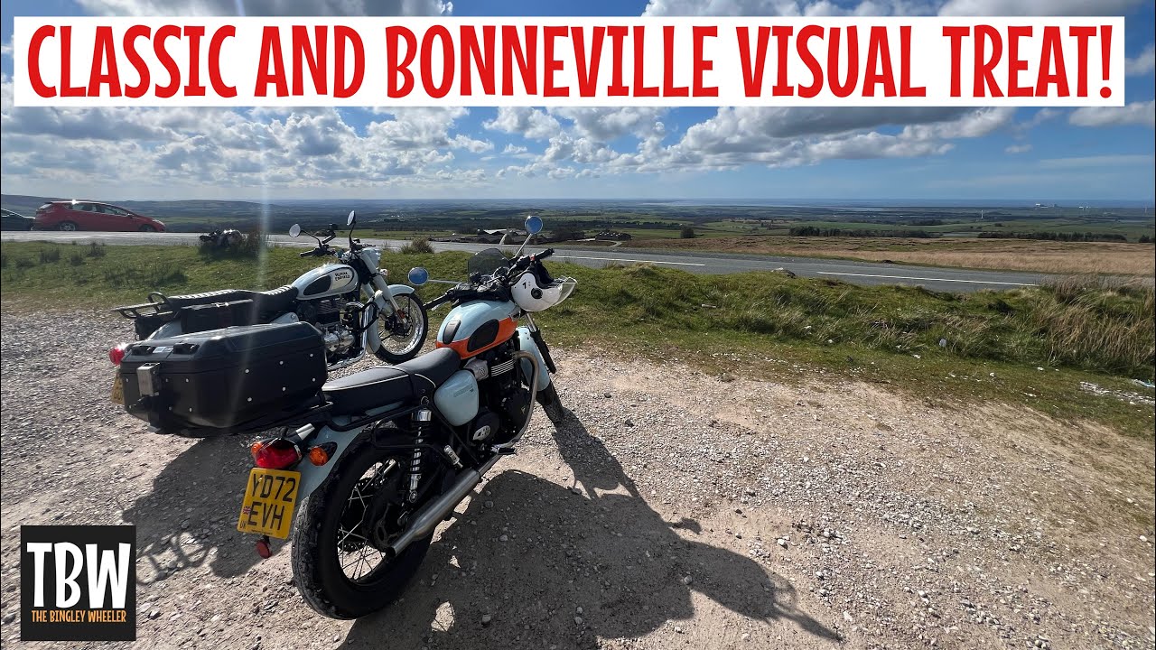 Classic 350 & Bonneville T100 in The Trough!!