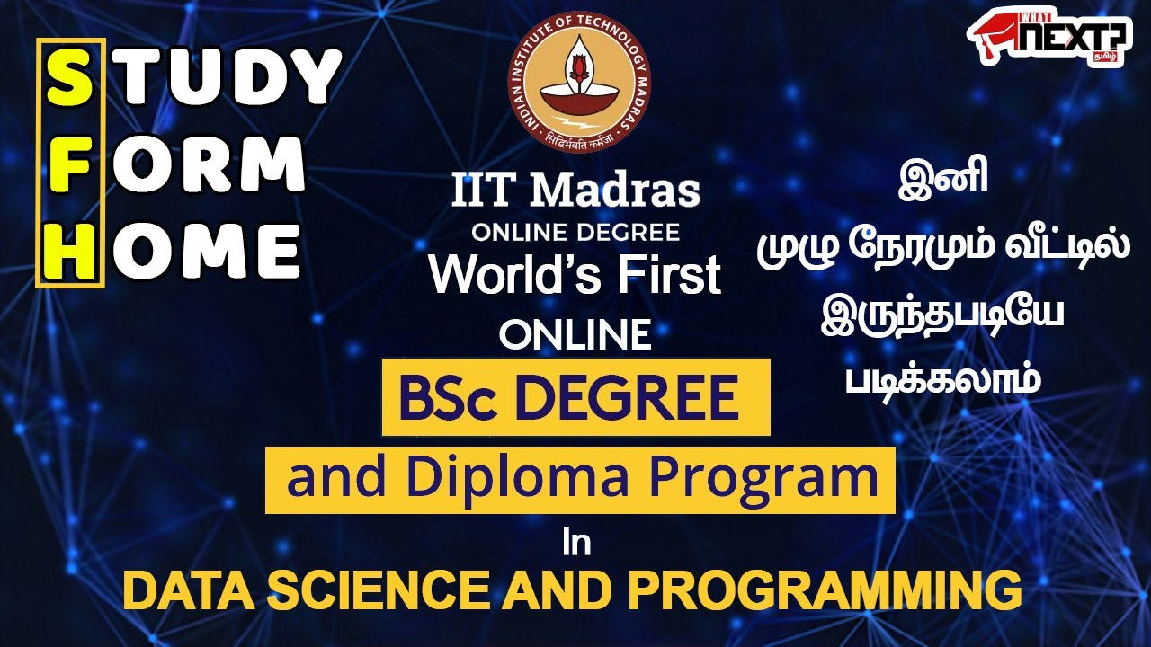 How to Join IIT Madras Online BSc Degree | IIT Madras | Programming and Data Science| WhatNext-Tamil