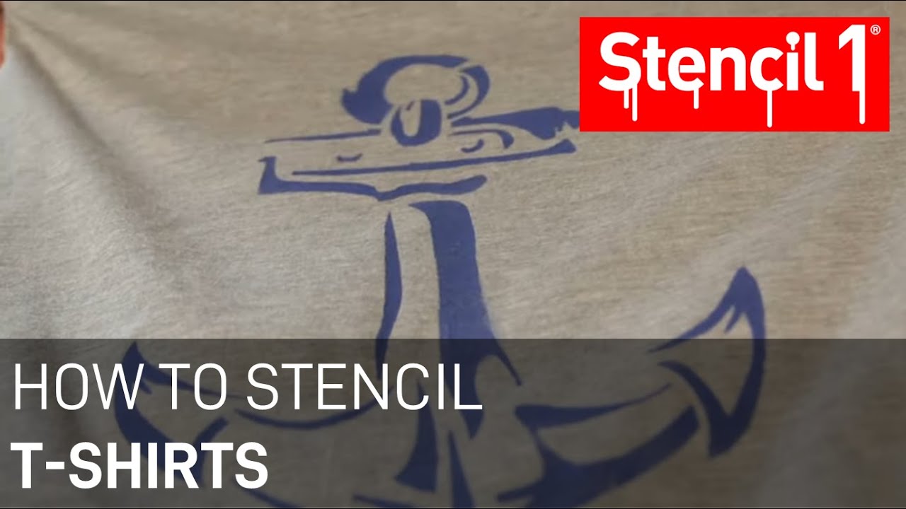 How to stencil t-shirts