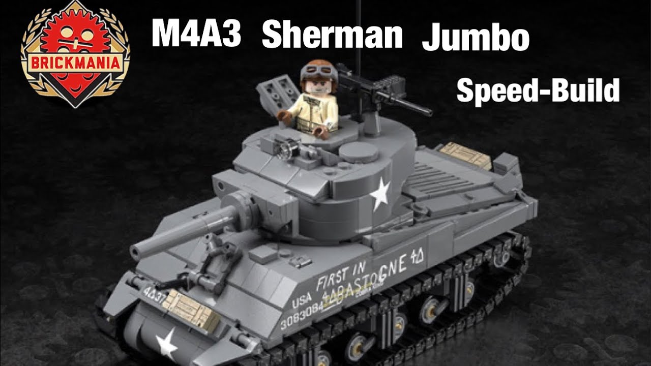 Building Brickmania M4A3 Jumbo Sherman Speed-Build