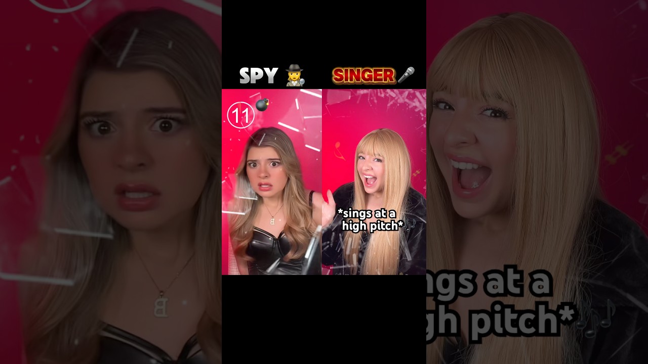 POV: the singer must use her voice to break the glass and save her best friend #shortsfeed #singer ￼