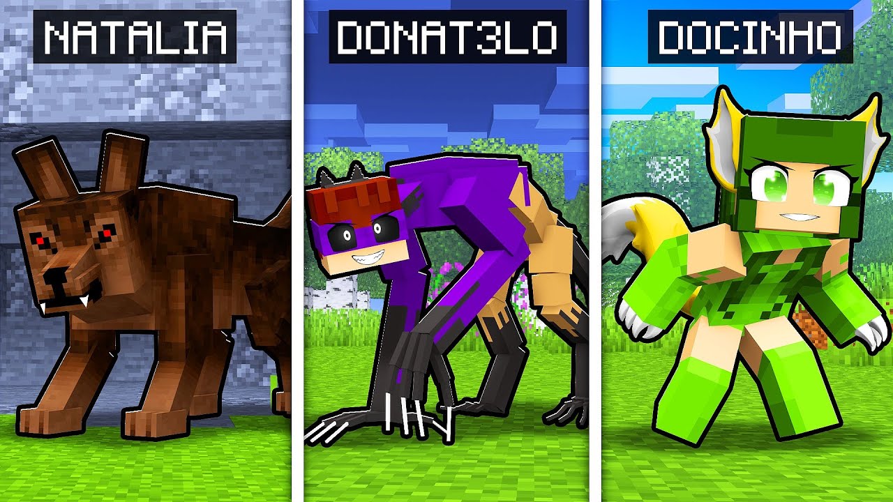 MINECRAFT... MAS TEMOS RA&Ccedil;AS DO THE WOLFMAN!