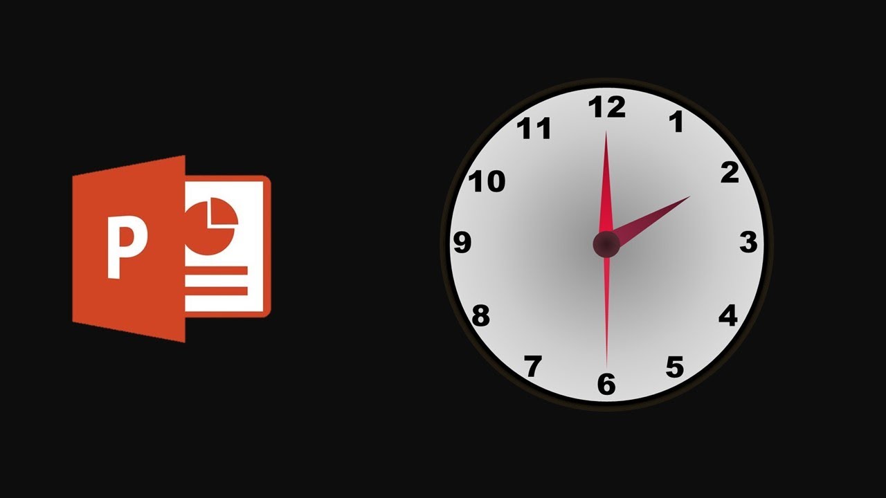 Создайте настоящие часы с помощью Microsoft PowerPoint | Учебник по анимации PowerPoint