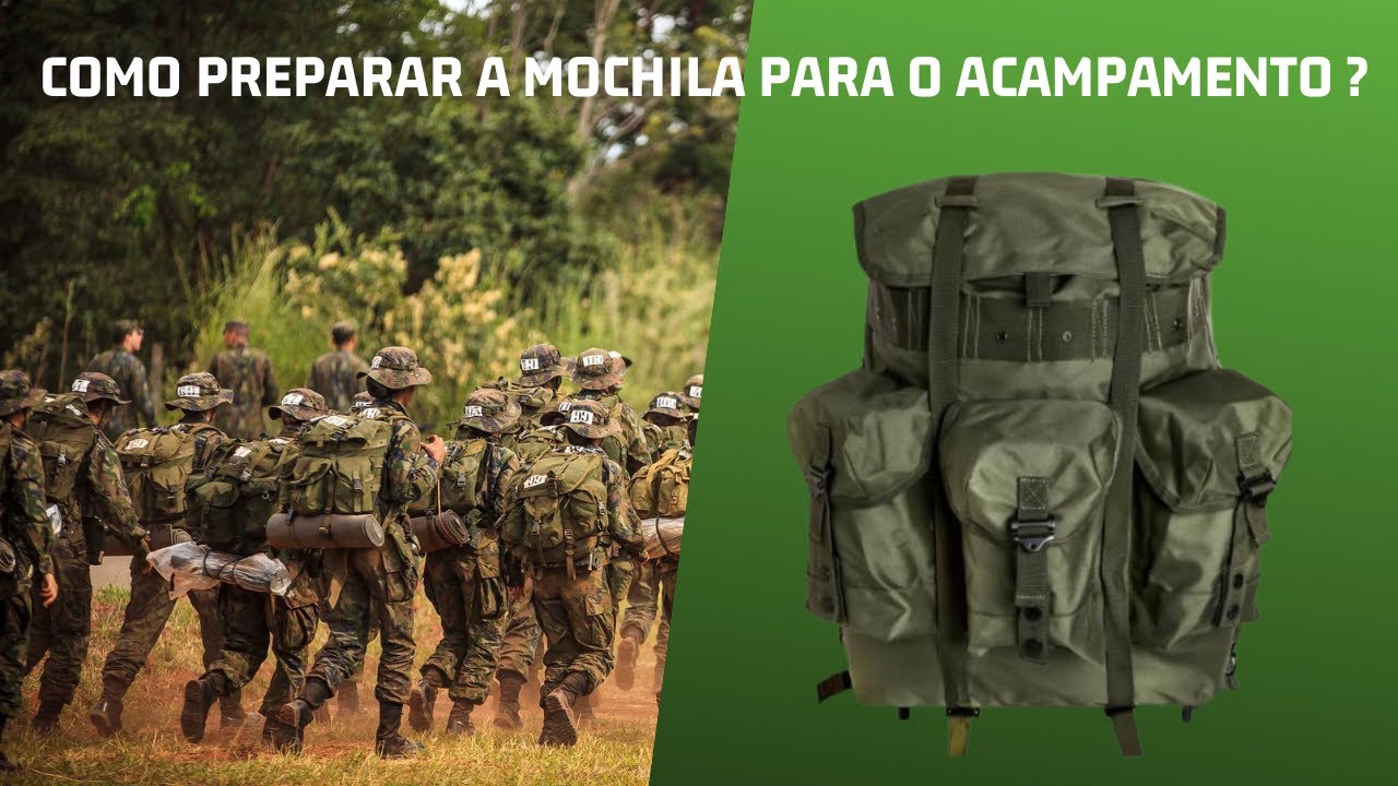 Como organizar a mochila para o acampamento?