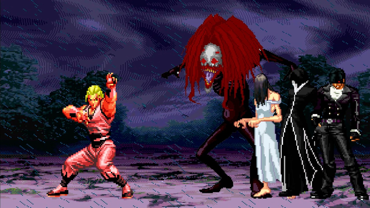 [KOF Mugen] Команда Энди Богарда против команды ужасов