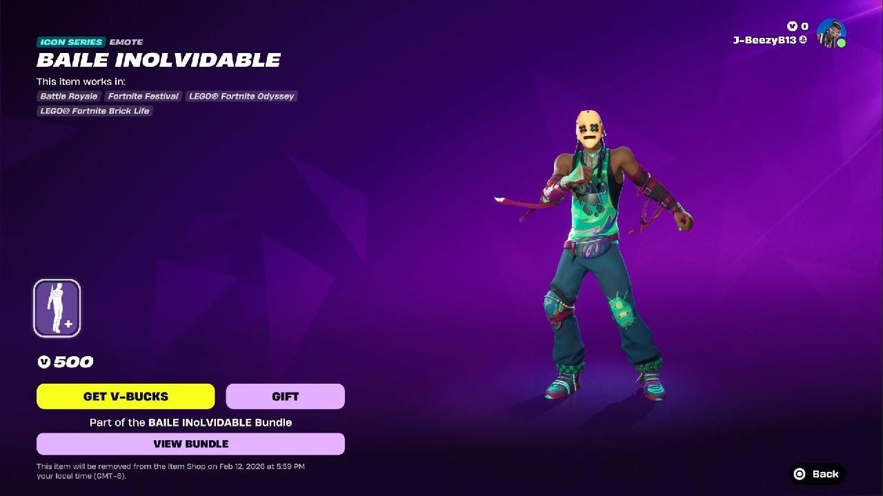 Fortnite Icon Series Emote: 