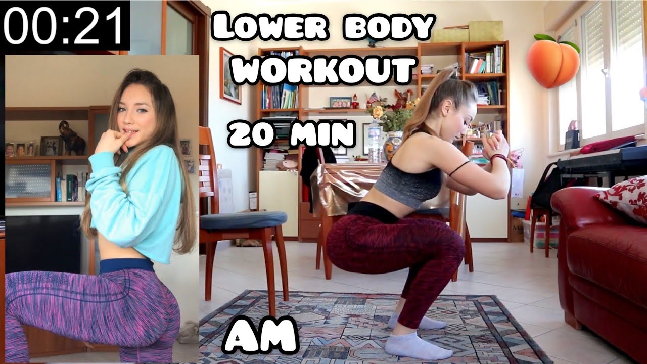 ALLENAMENTO PER GLUTEI, COSCE E GAMBE A CASA SENZA ATTREZZI IN 20 MIN | AM